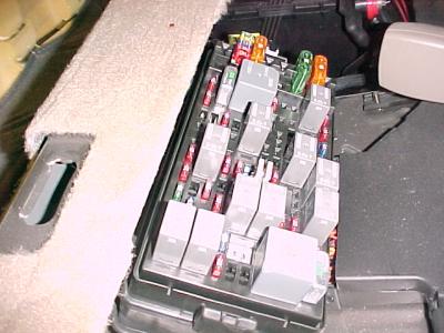 Buick rear fuse box